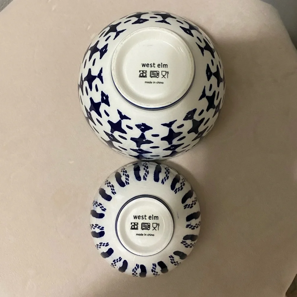 West Elm Nesting Bowls Set of Two